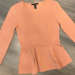 Forever 21 Mid Sleeve Peplum